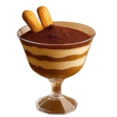 Imagem de Taça Sobremesa Kit Gourmet Americana Exclusive 1.250 Ml para Bolo(2 TAÇA PÉ DIAMANTE FESTPLASTIK)