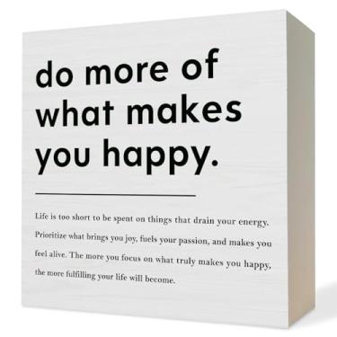 Imagem de ATBWGT Placa de caixa de madeira com citações inspiradoras de saúde mental, decoração motivacional de mesa, placas de bloco de madeira, placas para conselheiro de terapia, decoração de prateleira de