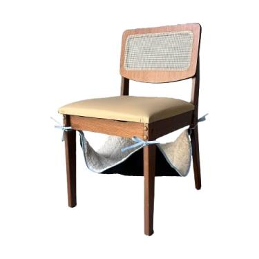 Imagem de Chiara Rede Suspensa para Gatos, Impermeável, Poliéster Sherpa, 55 x 55 cm, com Tiras para Amarração, Design Exclusivo, Ideal para Descanso