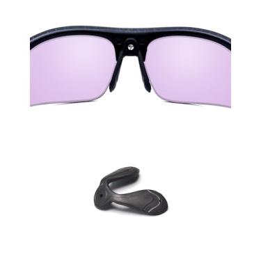 Imagem de Handwith 1 par de protetores de nariz para óculos de sol de silicone macio para Rudy Project Rydon/Zyon/Fotonyk, kit de reposição para óculos de ajuste confortável antiderrapante push-in preto