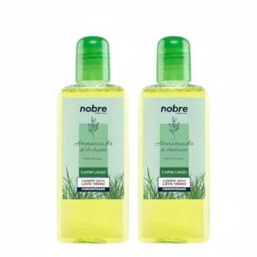 Imagem de Kit 2 Aromatizantes de Ambiente 140ml Nobre - Capim Limão Concentrado, Perfume Duradouro
