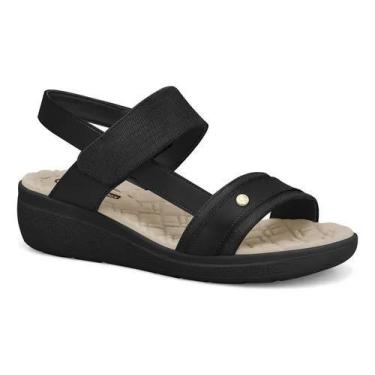 Imagem de Sandália Comfortflex Conforto 2486407, Preto, 36