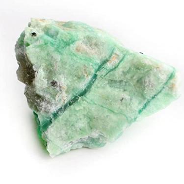 Imagem de URMIBDAI Full of Texture 1 peça pedra da lua verde natural cristal pedras ásperas amostras coleções de pedras preciosas decoração aquários