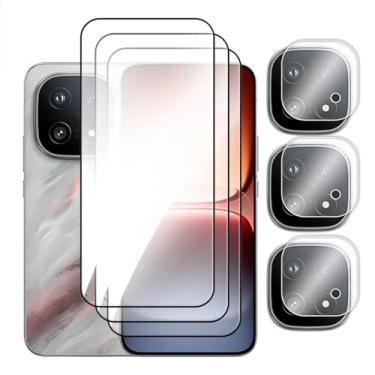 Imagem de Para Vivo iQOO 15, filme protetor de tela HD com cola de vidro temperado 6in1 2.5D Full Cover