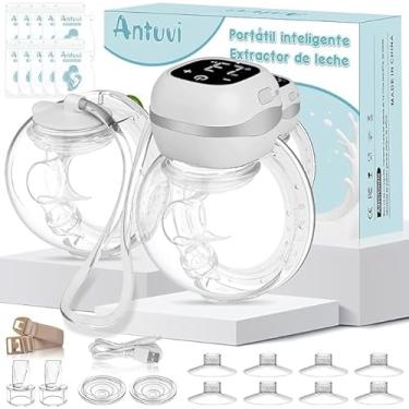 Imagem de ANTUVI 2 In 1 Vestível de Tirar Leite, Elétrica Extratora de Leite, Portátil Bomba Coletor de Leite, 3 Modos Multidimensional, Livre de BPA