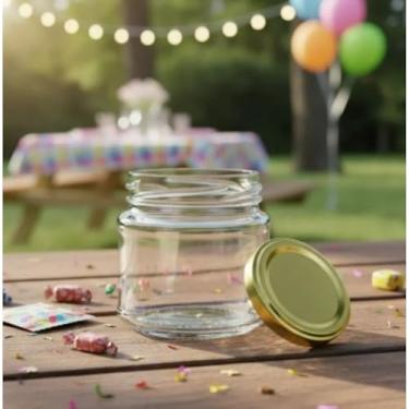 Imagem de Kit 15 unidades - Pote de Vidro Redondo Mini Belém 150ml - Sem as Tampas