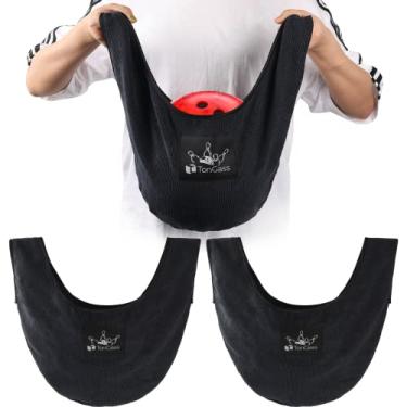 Imagem de (Pacote com 3) Toalha de gangorra de bola de boliche gigante de microfibra - Bola de boliche de microfibra lavável Shammy - Ultra absorvente limpa, polir e proteger bolas de boliche - Serra de boliche lavável na máquina