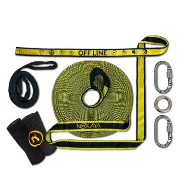 Imagem de Kit Primitivo Offline 15m (fita 25mm) - Nokaya Slackline