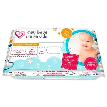 Imagem de Lenço Umedecido Suave Meu Bebê, Minha Vida - 40 unidades