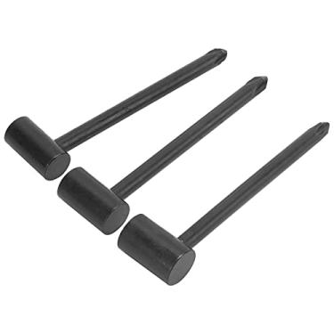 Imagem de Luqeeg Chave de Haste de Treliça, Chave Hexagonal de Ferro, Ajuste de Pescoço, Ferramenta de Alta Resistência Ao Desgaste para Músicos e Jackson, 3 Peças (Preto 6,35MM+7MM+8MM três conjuntos)