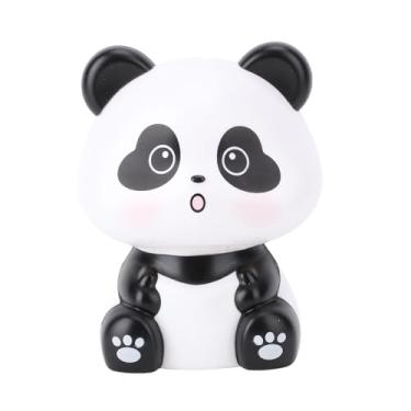 Imagem de TOPINCN Ornamento de Figuras de Bobblehead Solar, Estatueta Fofa de Panda Com Aceno Automático Com Kit de Energia Solar, Acessórios de Carro Panda para Painel de Carro, Mesa de (Tipo A)