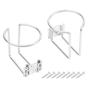 Imagem de Unomor 2 peças de copos de anel de barco, porta-bebidas, multiuso, anti-inclinação, para iate marítimo, campista, garrafa de bebida