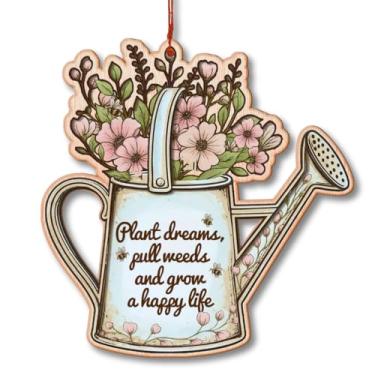 Imagem de Ornamento de jardinagem, ornamentos de jardinagem para árvore de Natal, ferramentas de jardim de plantas, enfeite de Natal, decoração de árvore pendurada para amantes de plantas, lembrança de