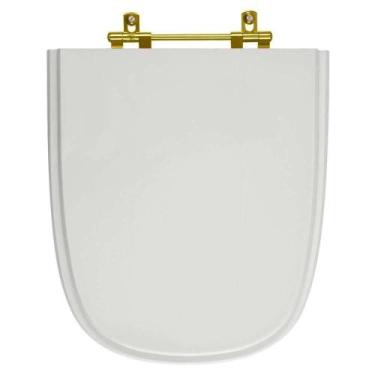 Imagem de Assento Sanitário Poliéster Ibiza Cinza Platina para vaso Incepa Com F