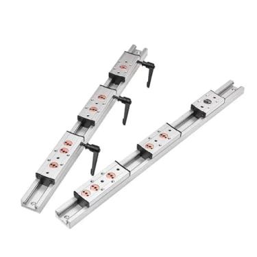 Imagem de Guia linear de eixo duplo integrado 32 mm SGR10E Slide 1 conjunto 1 bloco SGB10E e 1 guia SGR10E Impressora 3D Comprimento da peça 100-1000 mm (SGB10E-5 Lock, 550mm)