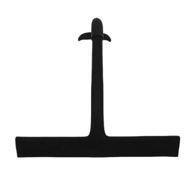 Imagem de Asixxsix Rodo de Chuveiro, Limpador de Chuveiro de Silicone Com Gancho Embutido, Limpeza Sem Riscos para Portas de Vidro, Espelhos, Pára-brisas de Carro (Preta)