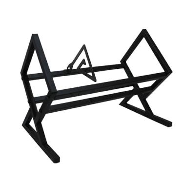 Imagem de Suporte para armazenamento de CDs Quadro de exibição cd, rack colocação revistas para arranjo, mesa metal, estante criativa, armazenamento registros(Grande)