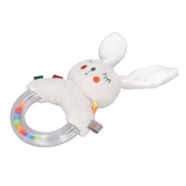 Imagem de aqxreight Bebê Chocalhos Anel Brinquedo de Pelúcia Macio Colorido Cor Brilhante Chocalho Recém-nascido Brinquedo Sensorial Tipo C Coordenação Mão Promover o Desenvolvimento Motor Estimular de Pelúcia bebê para Infantil (Tipo C)