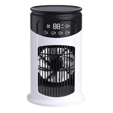 Imagem de KiBcsLic Ar condicionado portátil, umidificador, ventilador pessoal silencioso, pequeno, refrigerador USB para mesa, quarto, casa