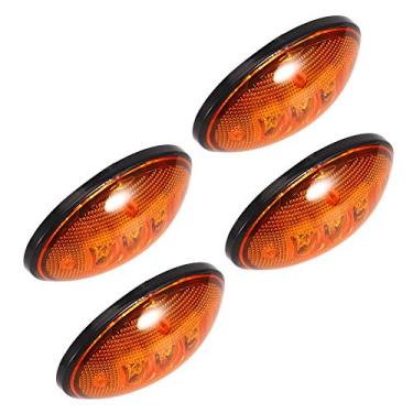Imagem de Akozon 2.3in 12V DC Fender Side Marker Lights Waterproof Fit for F Series 1999-2010 (4x âmbar)