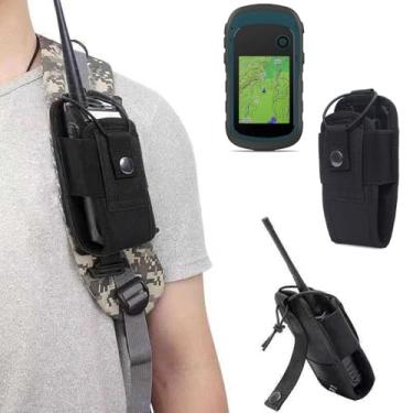 Imagem de Ranyi Capa para Garmin eTrex 22 x 32 x 30 x 20 x 30 20 10 /Garmin eTrex SE Solar/eTrex Touch/eTrex Touch 25 35 35t GPS Navigator Case, coldre de nylon preto com estojo de transporte de viagem