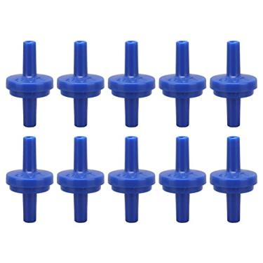 Imagem de Válvula de retenção PP mangueira de plástico diafragma de parada de água alimentação de entrada de ar com escopo para alimentos bebidas equipamentos indústria química (4 mm azul)