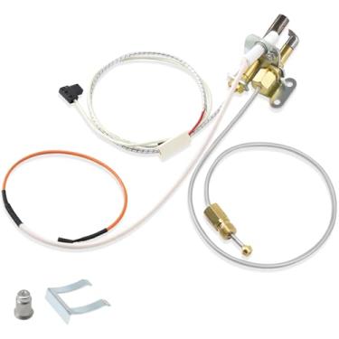 Imagem de Hiorucet Conjunto piloto de aquecedor de água 233-47845-05 233-47845-03A para aquecedor de água Bradford White, 415-47845-05 Conjunto piloto para aquecedor de água a gás natural Honeywell CS8840A1