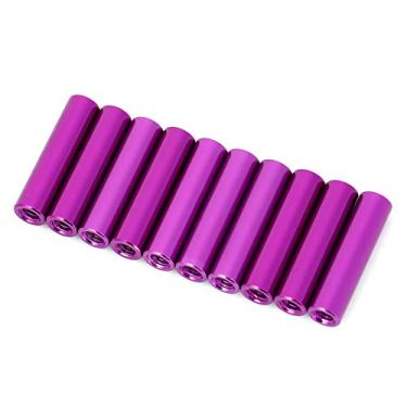 Imagem de Acouto Fixadores Espaçadores de Alumínio M3x20 - Pinos Espaçadores Leves para Drones, Helicópteros e Aeronaves - Pacote Com 10