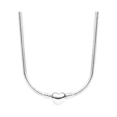 Imagem de Colar De Coração Vermelho Em Prata Esterlina 925 Para Mulheres Present