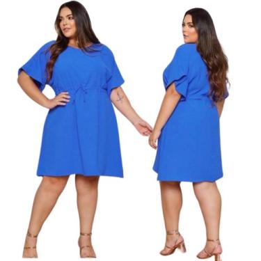 Imagem de Vestido Feminino Plus Size Soltinho Tamanho Grande G1 G2 G3 - Anne Gue