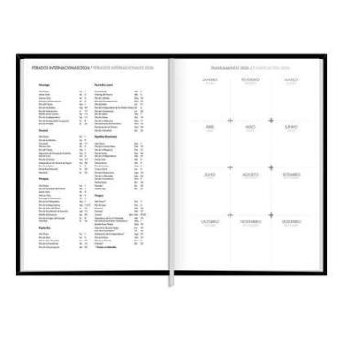 Imagem de Agenda Executiva Costurada Diária 13,4 x 19,2 cm Napoli 2026 Tilibra 0