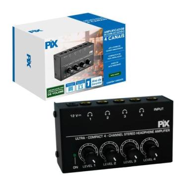 Imagem de Amplificador Para Fone De Ouvido 4 Canais - Retorno Fone - PIX