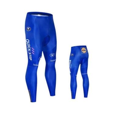 Imagem de Calças Térmicas De Ciclismo Masculinas Para Inverno Quick Step Fleece 
