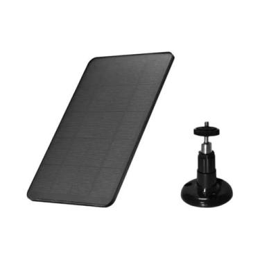 Imagem de Kit De Painel Solar 10W 5V Tipo-C Carregador Externo Para Câmera E Sis
