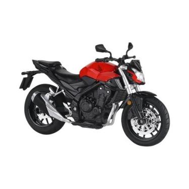 Imagem de Modelo De Motocicleta Diecast Honda CB650 CB400F Em Escala 1:12 Com Di