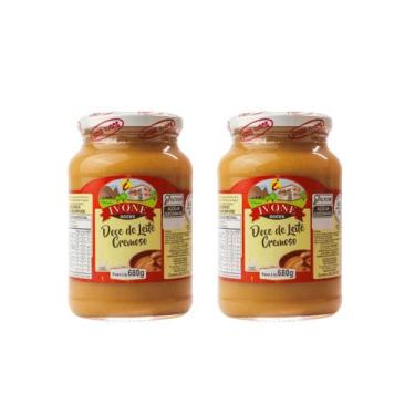 Imagem de Kit 2 Doce de Leite Cremoso Ivone 680g