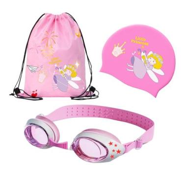 Imagem de Kit Hero Band Óculos Natação com Bolsa Touca Estojo Infantil Personage