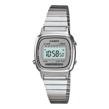Imagem de Relógio Casio Feminino Prata LA670WA-7DF, Prata
