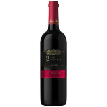 Imagem de Vinho Santa Rita Tres Medallas Cabernet Suavignon 750ml, Seco, Tinto