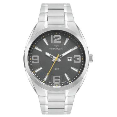 Imagem de Relógio Technos Masculino Skymaster Prata - 2117lew/1f Prata Grafite