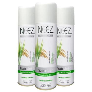 Imagem de Shampoo Seco Neez Cabelos Oleosos 250ml 03 Unidades