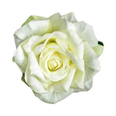 Imagem de Grandes Rosas De Seda Artificiais Em Ramo Para Decoração De Casa, Casa