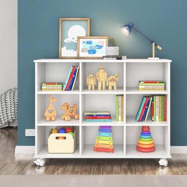 Imagem de Nicho Organizador Com Rodízios 1478 Qmovi Branco