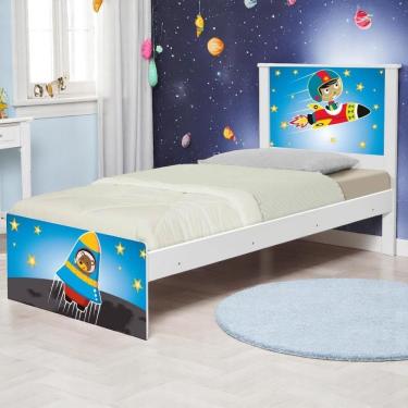 Imagem de Bi Cama Juvenil Zap Astronauta Com Colchões