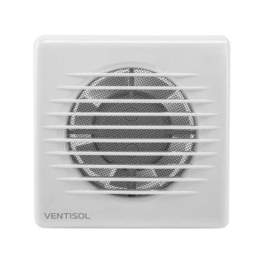 Imagem de Exaustor 100mm 10cm Banheiro Residência Ventisol 127V, Branco, 110V