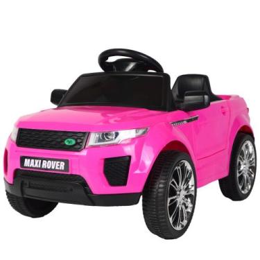Imagem de Carro Elétrico Infantil Maxi Rover Frente/Re 6v Maxi Toys -, Rosa
