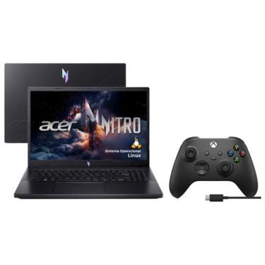 Imagem de Notebook Gamer Acer Nitro V15 512GB SSD 15.6 - RTX 4050 + Controle Xbo