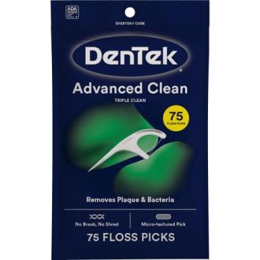 Imagem de Fio Dental DenTek Floss Picks Triple Clean Advanced 75un