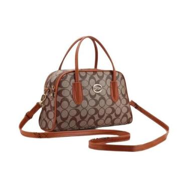 Imagem de Bolsa Transversal Feminina De Grande Capacidade Em PU, Estilo Vintage 