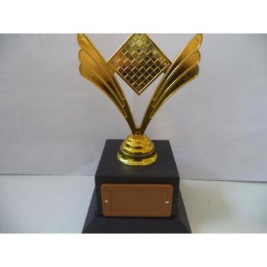 Imagem de Troféu para jogo de dama (21 cm). - Jebs